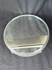 Antique Ornate Silver Plate Mirrored Plateau