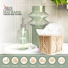 Macrame Tissue Box Cover Square Cute Boho Tissue Box Holder  Macrame Napkin T   