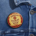 Fuhrmann   Schmidt Pilsener Beer Shamokin Pa Retro Pin Breweriana Pinback Button