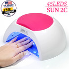Sun2c Nail Lamp 48w Gel Polish Dryer Pedicure Light Manicure Lamp Nail Art Gel D