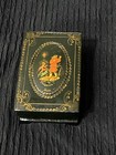 Vintage Russian Palekh Lacquer Box     Man Dancing With Goldfish  Signed 