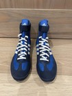 Adidas Wrestling Shoes Combat Speed 4 Two Tone Blue Size 9 Cb4 Rare Nike Exeo