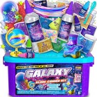 Ultimate Metallic Slime Making Kit For Kids 8-12   Diy Glow Galaxy Slime Gift