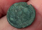Small Old Authentic Ancient Roman Bronze Coin From Old Excavation In Europe  336