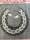 Vintage Bucilla Christmas Needlework Kit  Felt   Sequin  jeweled Wreath 