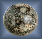 Nwa 869 Meteorite   Chondrite L3-6   10 G   Hewn Into A Sphere - Polished - 17mm