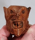 Vintage Carved Briar Animal Head Estate Tobacco Smoking Pipe 