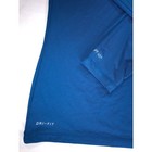 Nike Swim Dri-fit Rash Guard Mens Medium Blue Long Sleeve Upf 40  Ness9383
