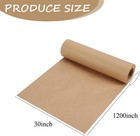 Brown Wrapping Paper Roll 30 x 1200  Craft Packing Paper For Moving Shipping  Gi