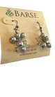 Nwt Barse Sterling Silver 925 Pearl  Dangle Earrings