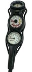 Promate In Line 3 Gauge Console Scuba Dive Pressure  Depth  Compass Psi   Bar