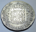 1810-jp Peru 2 Reales Imaginary Bust Spanish Colonial Two Bit Genuine 1800s Coin