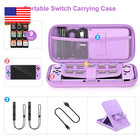 Switch Accessories Bundle  17 In 1 Purple Switch Accessories Kit For Girls Inclu