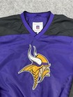 Minnesota Vikings Purple Pullover Mens Xl Nfl Football Windbreaker Jacket