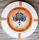  10 Las Vegas Hard Rock Casino Drop Chip Chip - Uncirculated