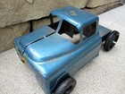 Antique Marx Blue Pressed Steel Toy Truck Parts Or Repair