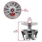 Caltric Primary Drive Clutch For Kawasaki Mule 3010 Kaf620 4x4 2001-2008