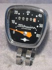 Schwinn Approved Bike Speedometer Chrome 0-60 Mph Head Huret Bicycle Speedo