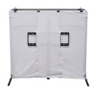 Rockville Rockbooth Tv Dj Booth Table Facade W  70  Tv Mount Stand travel Bag