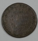 1835 J   C Peck Troy Ny Hard Times Token Vf Ht 363 L 271   Rev Surface Marks
