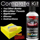 Ceramic Car Coating 5 Year Scratch Resistant Super High Gloss Diamond Shine- Kit