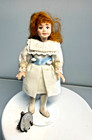 Dollhouse Miniature Vtg Liz Staryk Porcelain Victorian Girl Doll Red Hair 1 12