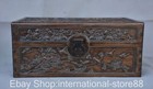 16  Rare Old Chinese Huaghuali Wood Dynasty Palace Flower Bird Chest Box