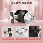 5 Pack Crystal Style Door Knob  Privacy Door Knobs For Bedroom And Bathroom