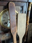 Pair Wooden Paddles Rustic Primitive Farmhouse Kitchen Tools Set Of 2 Butter