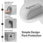Bathtub Faucet Cover  Soft Silicone Bath Cover For Kids  Gray 