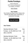2025 Funko Fundays Saturday 11 30 Am Time Slot For One  1  Ticket