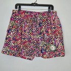 Vintage 80s Morey Boogie Swim Trunks Xl Neon Geometric Funky Surf Board Shorts