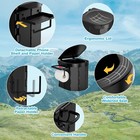 Us Portable Camping Toilet With Detachable Phone Shelf And Toilet Paper Holder