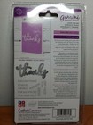 Crafters Companion Thanks Die And Stamp Set New
