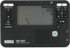 Korg Tm-70 Tuner And Metronome - Black  5-pack  Bundle