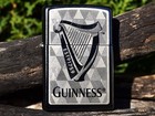 Guinness Zippo Lighter - Harp Design - Irish Dry Stout - Dublin - 1759 - Beer