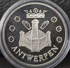 Belgium 1977 Medal - 400th Birthday Rubens- Sterling Silver Cameo Proof