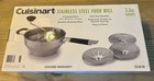Cuisinart Food Mill Stainless Steel 2 3 Qt 3 Cutting Discs Brand New