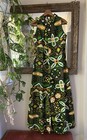 Fantastic Vtg Pomare Tahiti Hawaiian Palazzo Wide Leg Ankle Length Jumpsuit S m