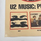 1984 U2 Music Put It In Your Collection Promo Poster Original War October Boy