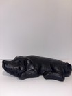 Vintage Black Cast Iron Pig Is Commonly Used As A Decorative Doorstop