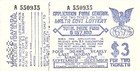 Vintage Malta Government Lottery Application Forms  3 Tickets -  167 100 Prize