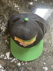 Vintage Bud Bowl Vi Hat One Size Black Green 80s Beer Drinking Made In Usa Nice 