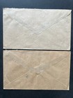 2 X Malaysia Old Cover Kuching Sarawak Collection Lot To Usa 1881   