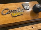 Rare Plaque Toyota Corolla 1200 Sprinter First Generation Emblems   Shifter Knob