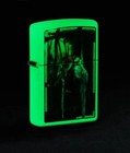 Zippo Glow In The Dark Carol Cavalaris 48972 Double Torch Butane Lighter Set