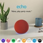 New Bigger Amazon Echo 4th Gen Premium Sound Smart Home Hub And Alexa Rare Red
