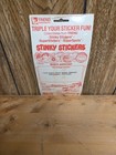Vintage 1980s Trend Scratch And Sniff Stinky Stickers Spearmint