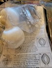 Vtg Sulyn Silver Princess Sequin Bead Christmas Ornament Kit New Makes 2
