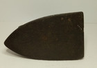 Vintage Cast Iron Sad Iron With Fixed Round Handle - Antique Iron Collectible